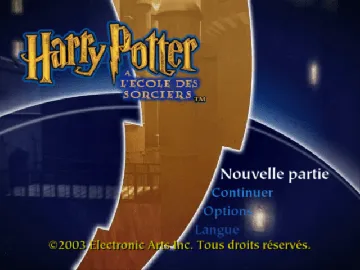 Harry Potter and the Sorcerer's Stone screen shot title